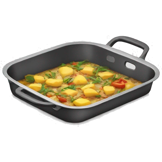cooking tray emoji