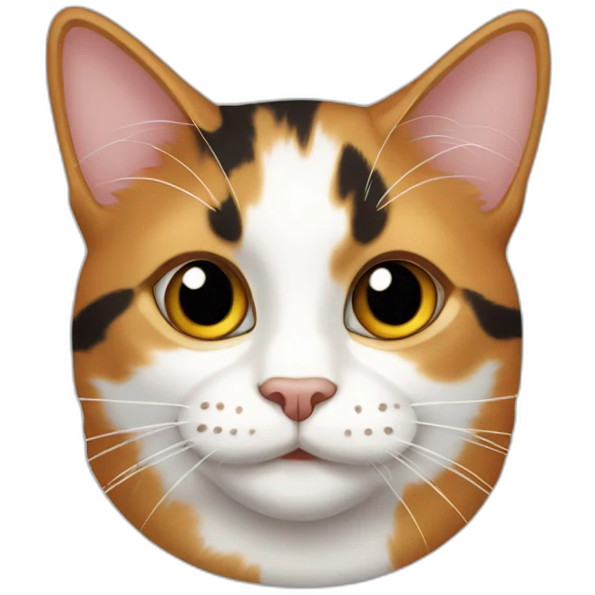 calico tabby cat emoji
