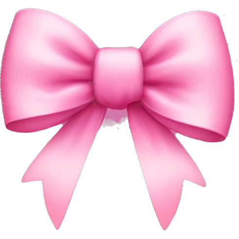 Pink bow  emoji