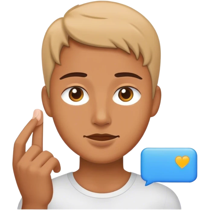 a non-technical user using chatgpt with simple interactions emoji