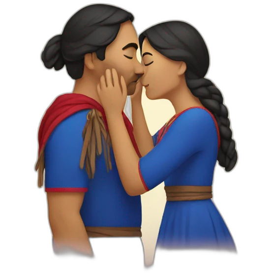 métis kiss emoji