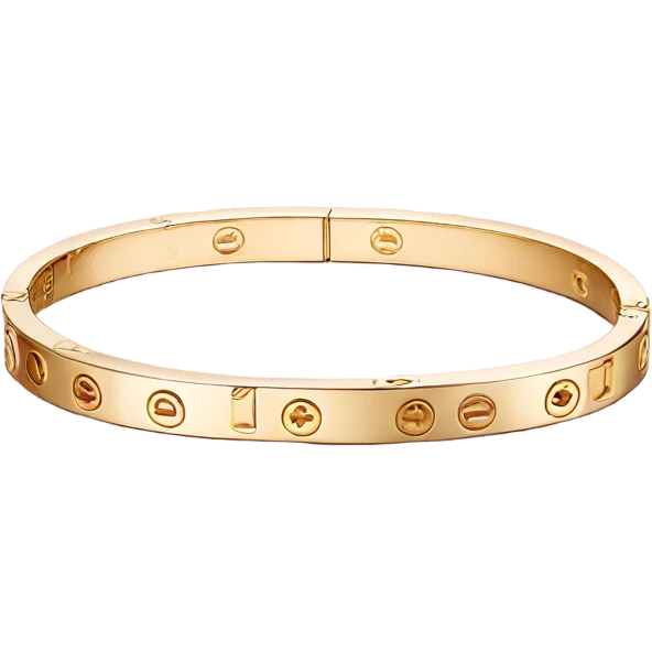 cartier love bracelet gold emoji