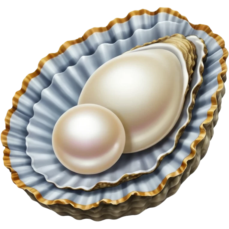 pearl in oyster emoji
