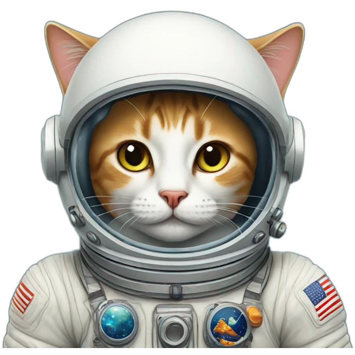 Astronaute cat  emoji