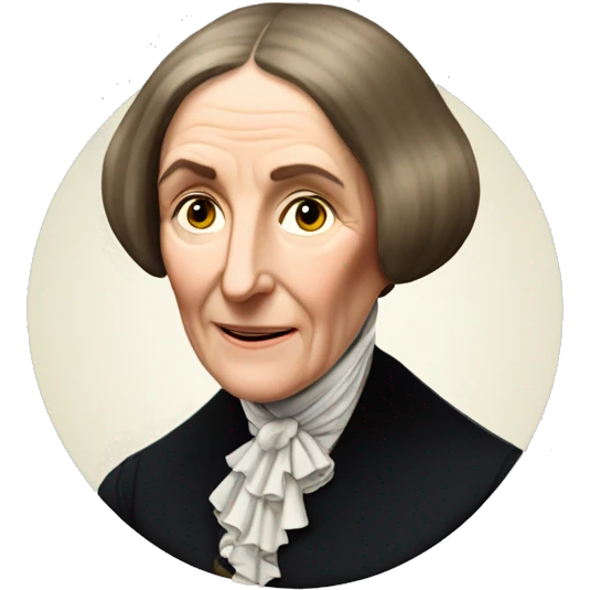 George Eliot (real name Mary Ann Evans) british writer emoji