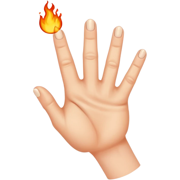 trigger finger hand emoji