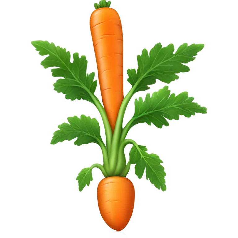 Giant carrot emoji