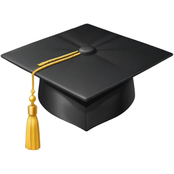 graduation cap tossed in the air emoji