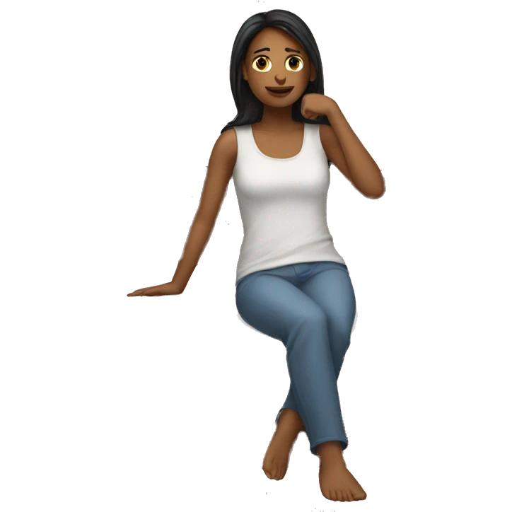 woman on a bed  emoji