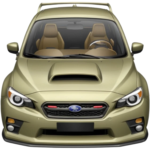 khaki grey Subaru sti emoji
