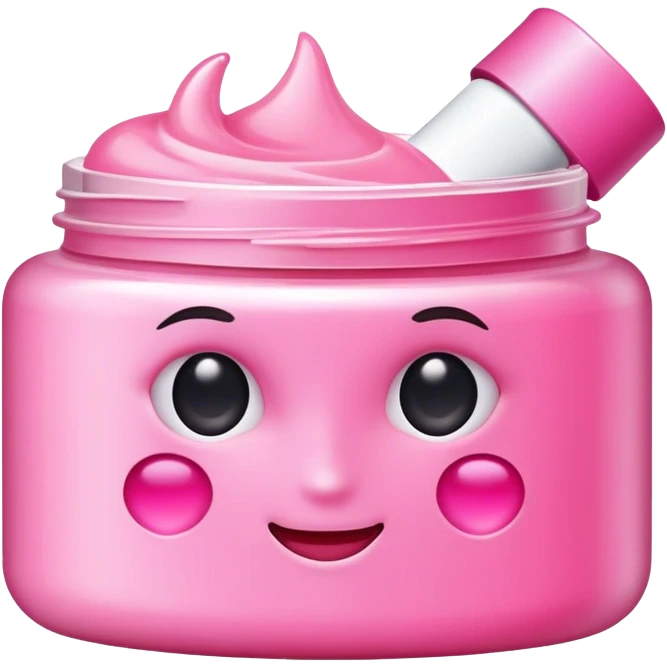 Pink skincare emoji