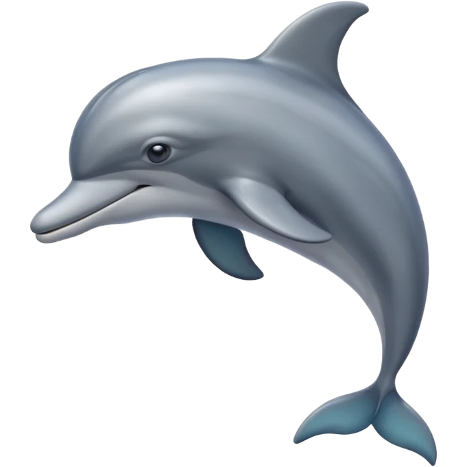 dolphin' emoji