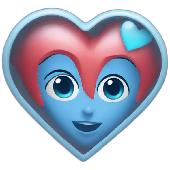 Heart of plastic  emoji