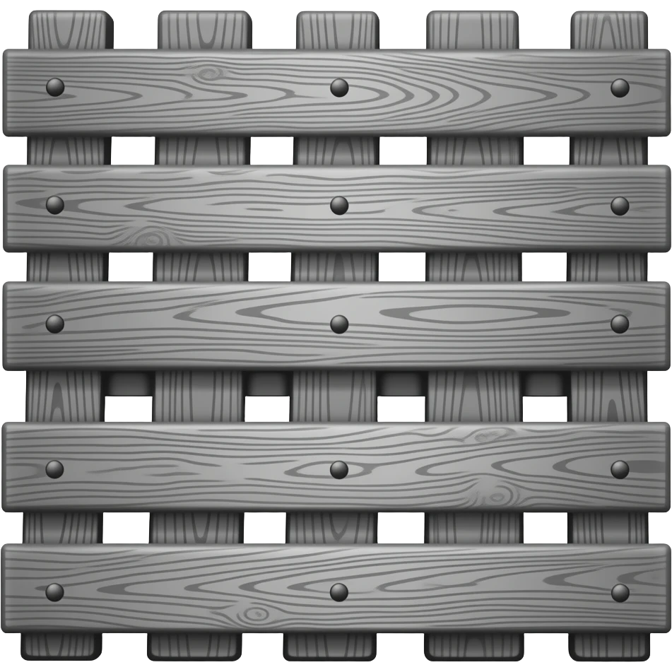 black and white wooden pallet emoji