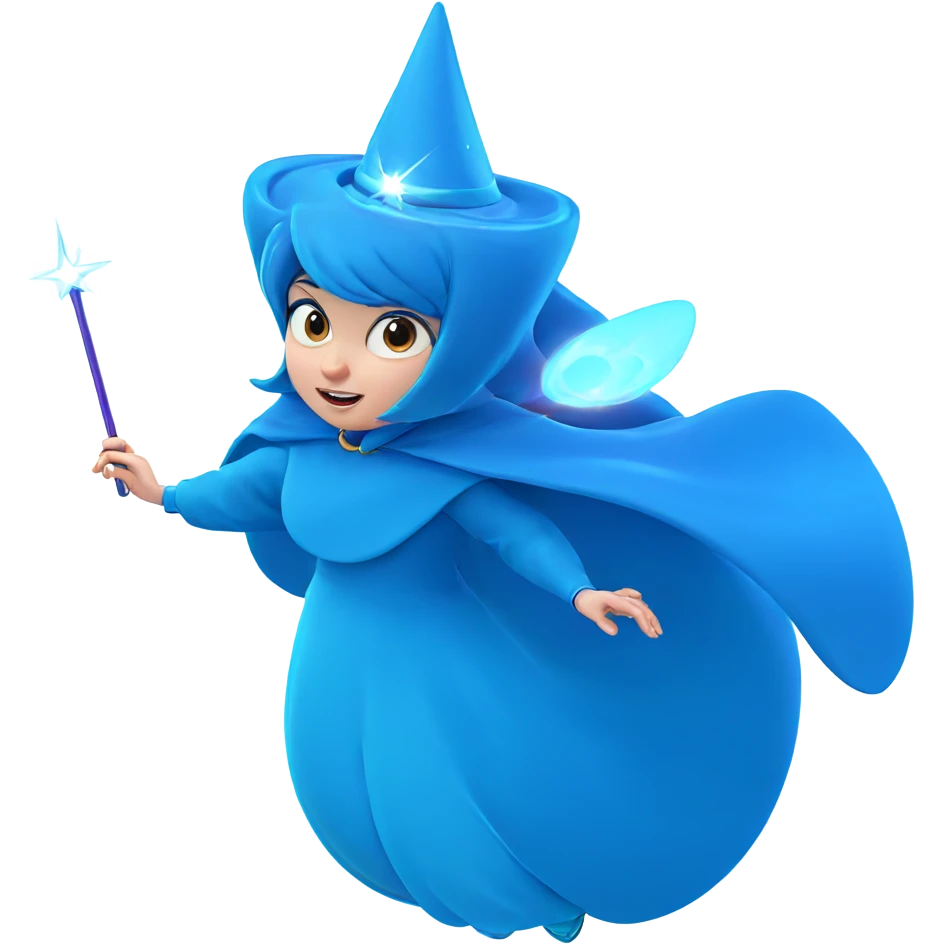 girl with magical wand emoji