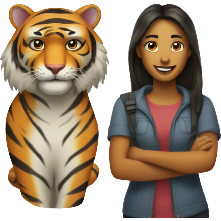 Tiger and tigress emoji