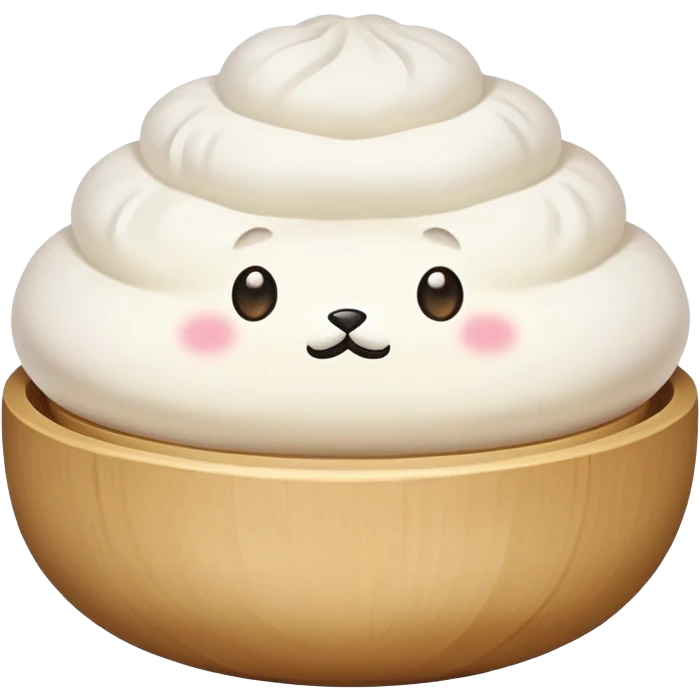 one baozi, chinese food emoji