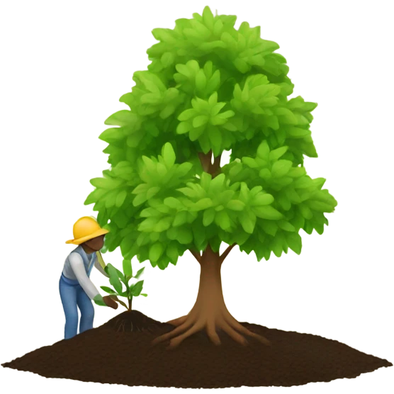 planting a tree emoji