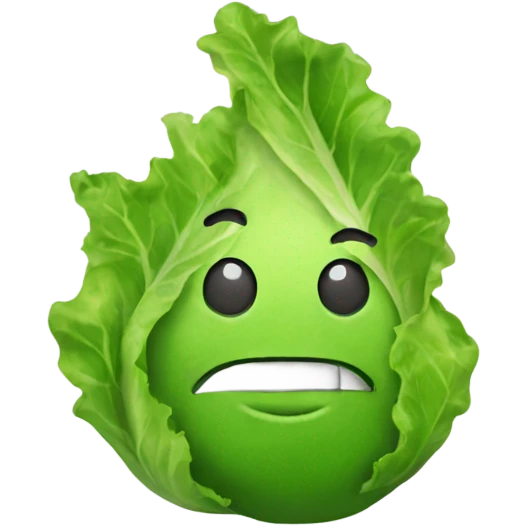 someone smoking lettuce  emoji
