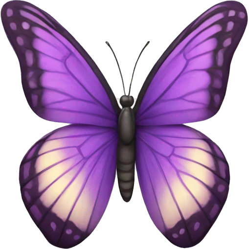 Purple butterfly  emoji
