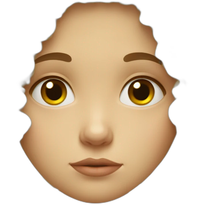 sad curly russian girl emoji