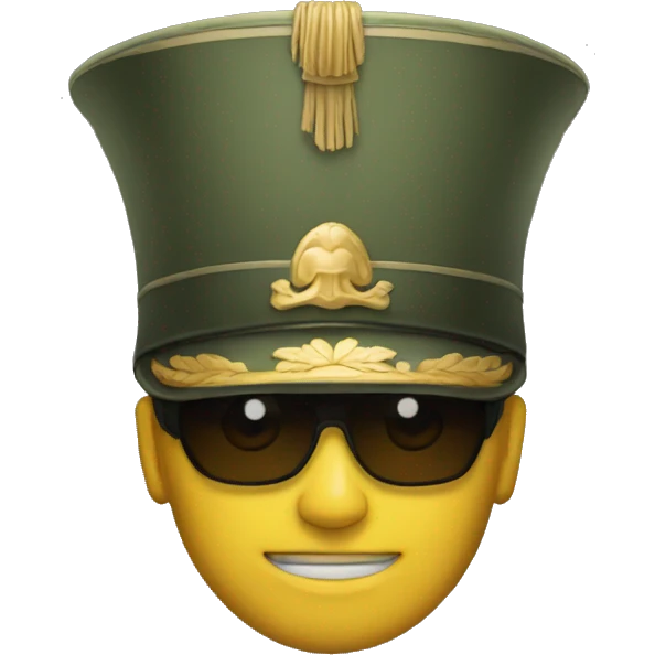 general hat emoji