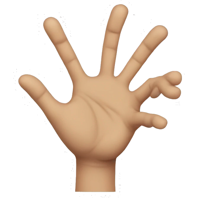 hands that have super powers emoji