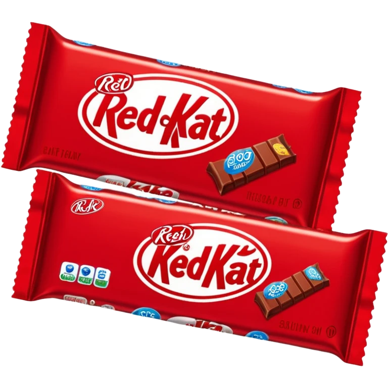 Red Kit Kat candy bar emoji