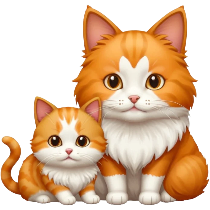 cat eating small dog emoji