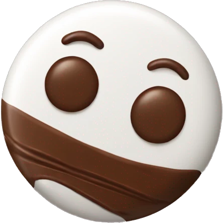 Sugar-free chocolate with the inscription snaqer emoji
