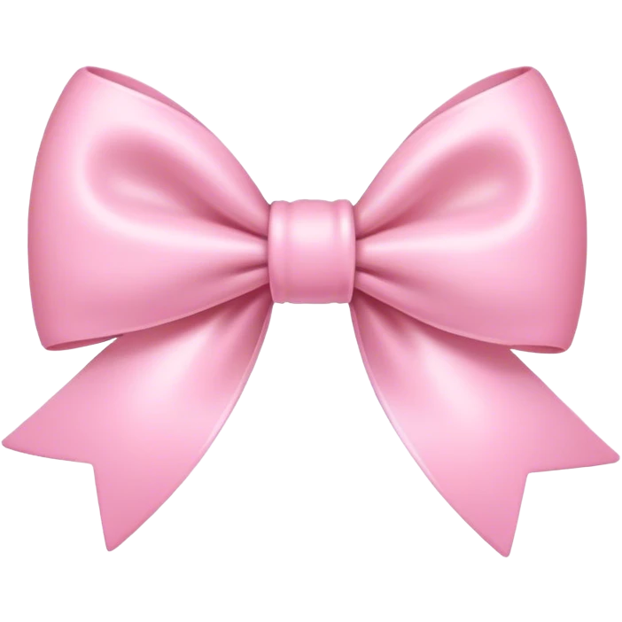 Baby pink bow emoji