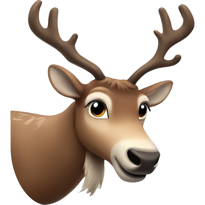 reindeer emoji