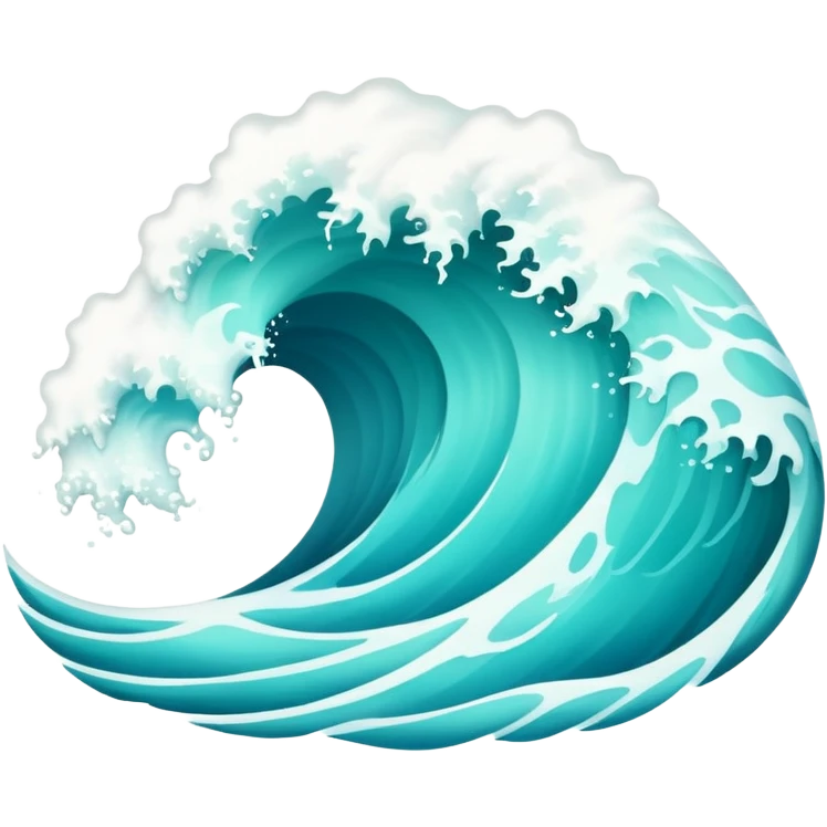 ocean wave emoji