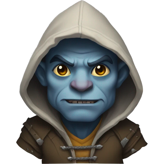 warcraft troll in a hoodie emoji