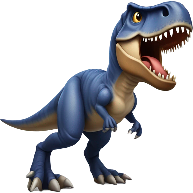 t-rex with Jira logo emoji