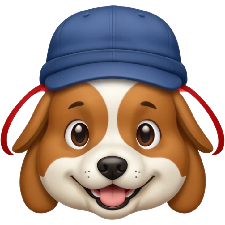 Hund mit Cap emoji