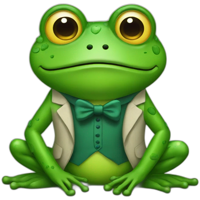 mr frog love emoji