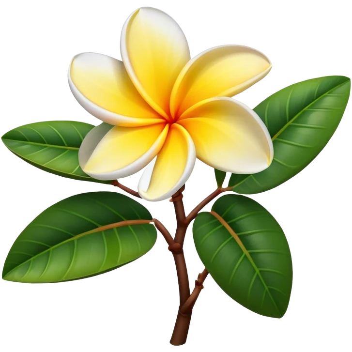 Plumeria  emoji