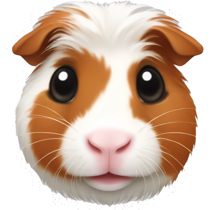 guinea pig white and red emoji