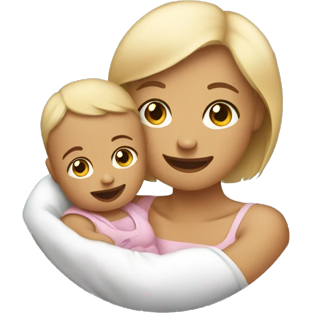 Mum loves her Baby  emoji