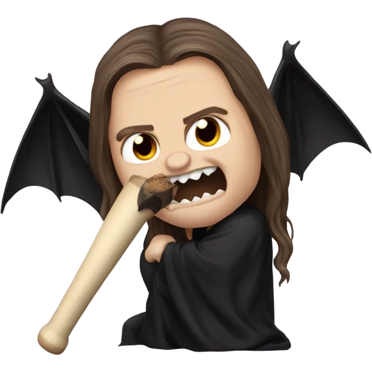 ozzy osbourne biting a bat emoji