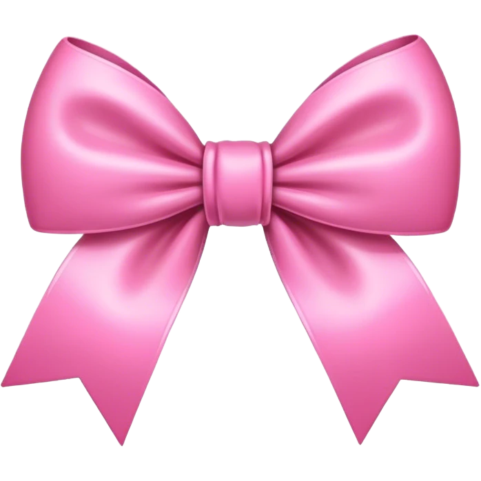 Pink bow emoji