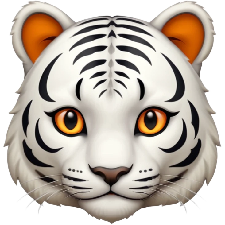 Tigre blanc emoji