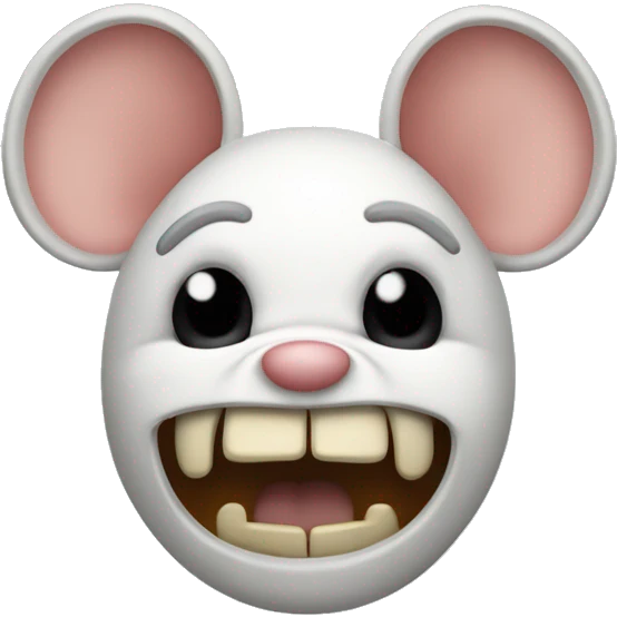 Make a chunky inspired terrifier mouse who is so and is Italian  emoji