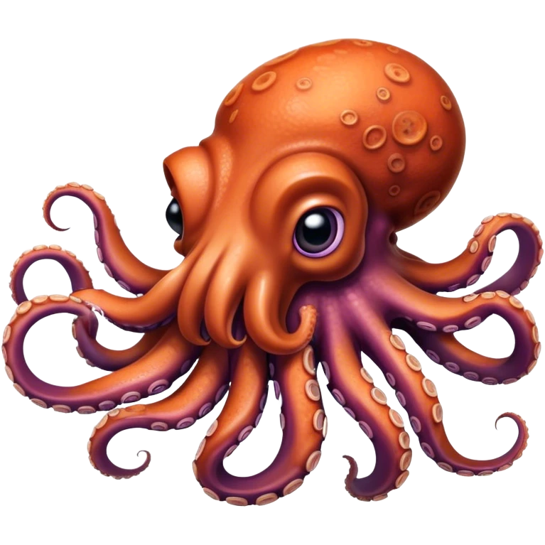 Octopus kissing emoji