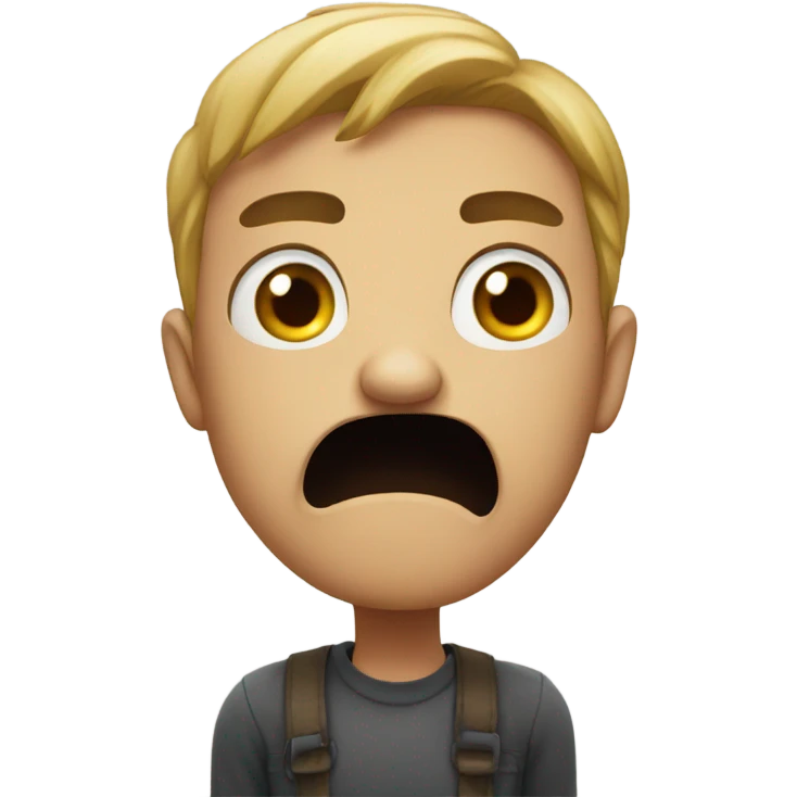 Scared emoji