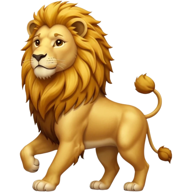 lion walking emoji