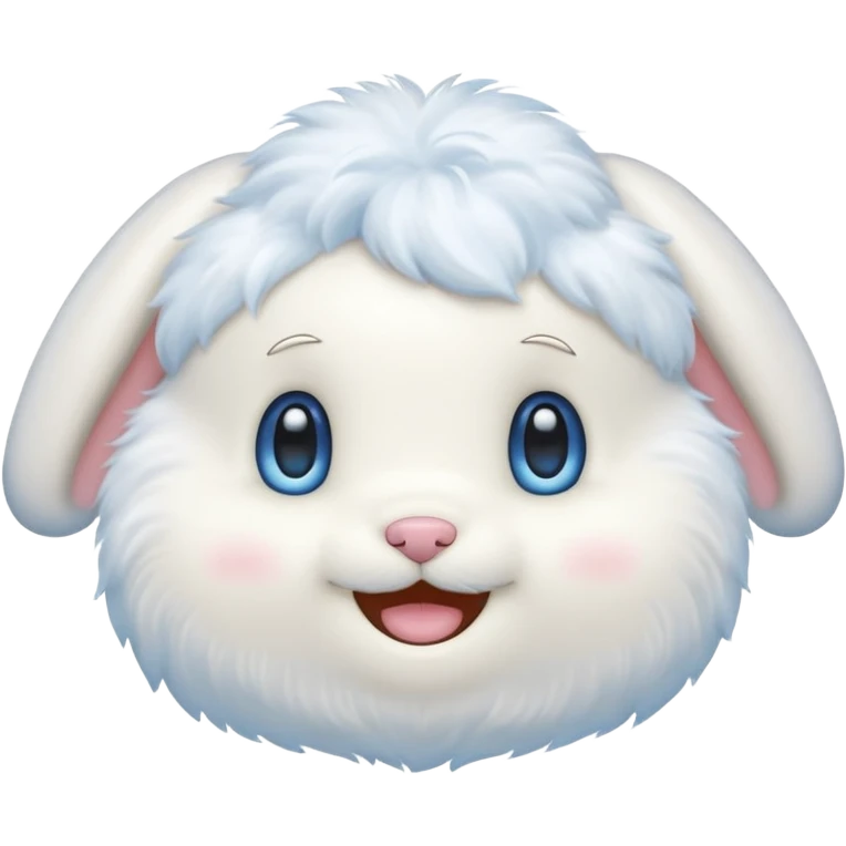 Generate me a cinnamorol emoji and Make it look like her  emoji