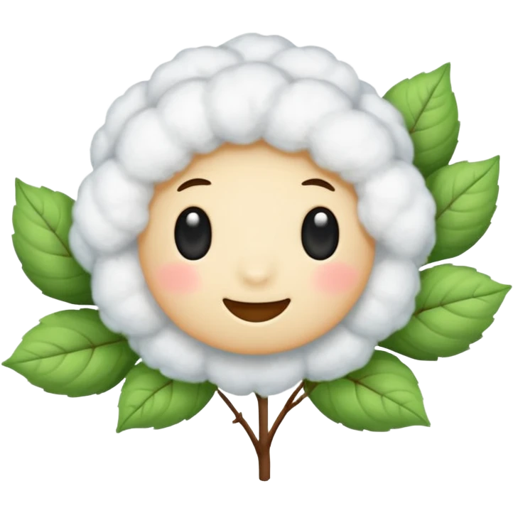 Cotton from a field emoji