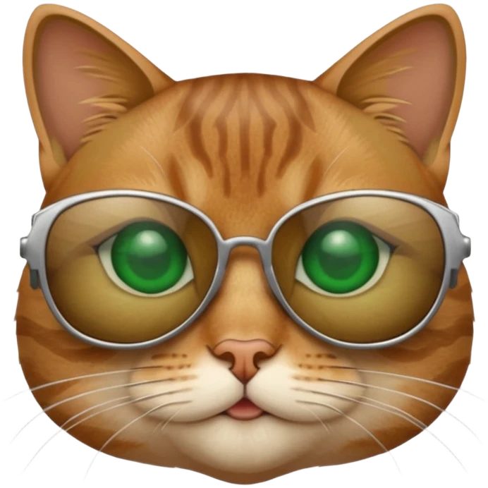 Cat wearing sunglasses emoji